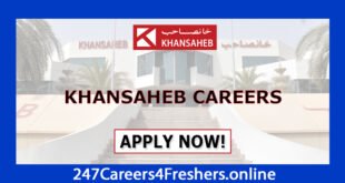 Khansaheb Careers